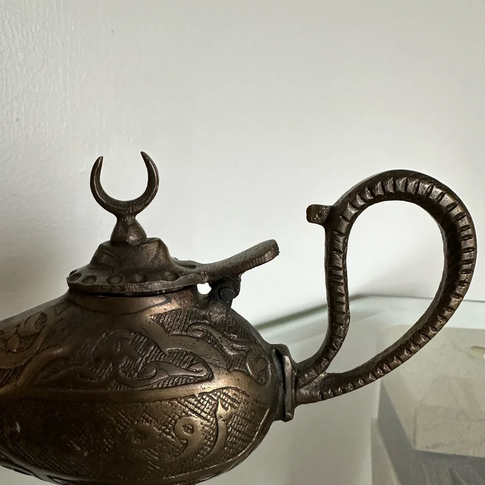 Brass Oil Lamp